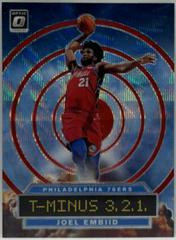 Joel Embiid [Red Wave] #1 Basketball Cards 2019 Panini Donruss Optic T-Minus 3,2,1 Prices