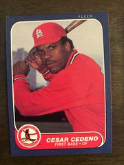 Cesar Cedeno Baseball Cards 1986 Fleer Prices