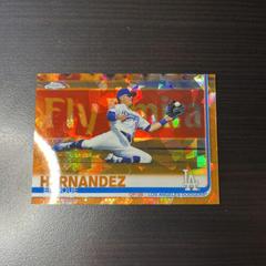 Enrique Hernandez [Orange Refractor] Baseball Cards 2019 Topps Chrome Sapphire Prices