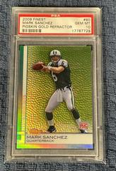 Mark Sanchez [Pigskin Gold Refractor] #80 Football Cards 2009 Topps Finest Prices