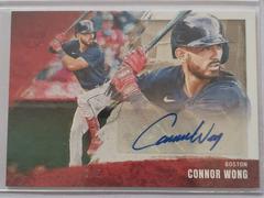 Connor Wong [Red] #DKS-CW Baseball Cards 2022 Panini Diamond Kings DK Signatures Prices