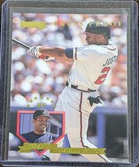 David Justice [Press Proof] #1 Baseball Cards 1995 Donruss Prices
