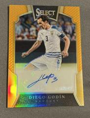 Diego Godin [Orange] Soccer Cards 2016 Panini Select Signatures Prices
