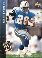 Barry Sanders Football Cards 1993 Upper Deck Future Heroes Prices