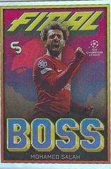 Mohamed Salah Soccer Cards 2022 Topps UEFA Superstars Final Boss Prices