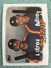 Astros Leaders [K. Bass, B. Hatcher] Baseball Cards 1988 Topps Prices