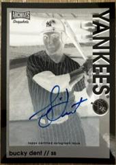 Bucky Dent [Negative Inverse] #AS-BD Baseball Cards 2022 Topps Archives Snapshots Autographs Prices