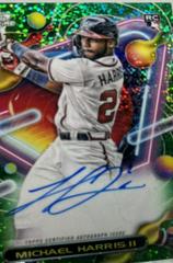 Michael Harris II [Green Space Dust] #CCA-MH Baseball Cards 2023 Topps Cosmic Chrome Autographs Prices