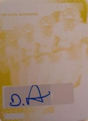 Devon Achane #A-DA1 Football Cards 2023 Leaf Vivid Autographs Animation Prices