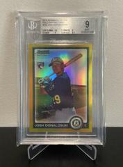Josh Donaldson [Gold Refractor] #192 Baseball Cards 2010 Bowman Chrome Prices