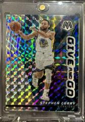 Stephen Curry [Mosaic] #11 Basketball Cards 2022 Panini Mosaic Give and Go Prices