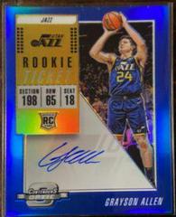 Grayson Allen [Blue Jersey Autograph Blue] #113 Basketball Cards 2018 Panini Contenders Optic Prices