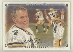 Brett Favre #8 Football Cards 2008 Upper Deck Masterpieces Prices