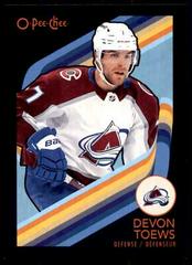 Devon Toews [Retro Black Border] #127 Hockey Cards 2023 O-Pee-Chee Prices