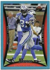 Calvin Johnson [Blue] #80 Football Cards 2008 Bowman Prices