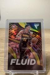 Trae Young [Gold] #11 Basketball Cards 2022 Panini Flux Fluid Prices