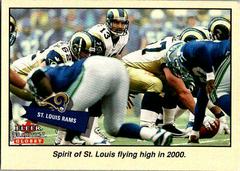 St. Louis Rams #366 Football Cards 2001 Fleer Prices