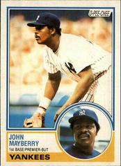 John Mayberry #45 Baseball Cards 1983 O Pee Chee Prices
