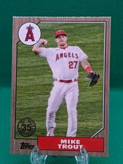 Mike Trout [Gold] Baseball Cards 2022 Topps 1987 Series 2 Prices