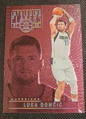 Luka Doncic [Pink] Basketball Cards 2021 Panini Illusions Intriguing Players Prices