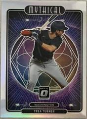 Trea Turner [Holo] #M16 Baseball Cards 2021 Panini Donruss Optic Mythical Prices