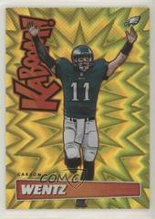 Carson Wentz [Gold] #K-CW Football Cards 2019 Panini Absolute Kaboom Prices