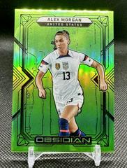 Alex Morgan [Neon Green Flood] #196 Soccer Cards 2022 Panini Obsidian Prices