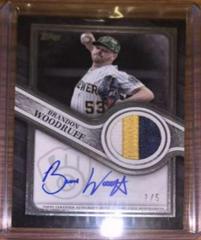 Brandon Woodruff #TRAP-BW Baseball Cards 2023 Topps Series 1 Reverence Autograph Patch Prices