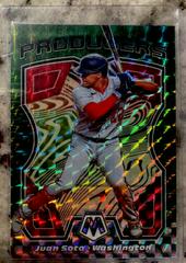 Juan Soto [Green Mosaic] Baseball Cards 2021 Panini Mosaic Producers Prices