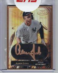 Aaron Judge Baseball Cards 2022 Topps Gold Label Auric Framed Autographs Prices