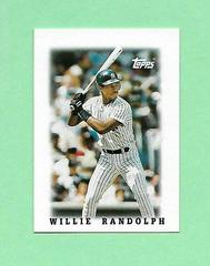 Willie Randolph #28 Baseball Cards 1988 Topps Mini League Leaders Prices