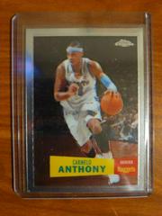 Carmelo Anthony [1958 Autograph Xfractor] #15 Basketball Cards 2008 Topps Chrome Prices