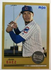 Javier Baez [Gold] Baseball Cards 2019 Topps Archives Snapshots Prices