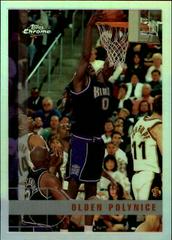 Olden Polynice [Refractor] Basketball Cards 1997 Topps Chrome Prices