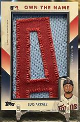 Luis Arraez #OTN-LA Baseball Cards 2023 Topps Update Own the Name Relics Prices