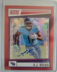 A. J. Brown [Signature Red Zone] Football Cards 2022 Panini Score Prices