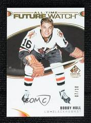 Bobby Hull [Black] Hockey Cards 2020 SP Signature Edition Legends Prices