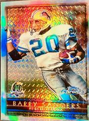 Barry Sanders [Refractor] Football Cards 1996 Topps Chrome Prices