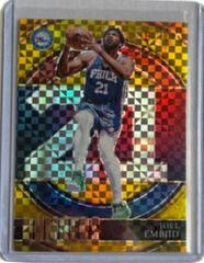 Joel Embiid [Gold Prizm] #11 Basketball Cards 2021 Panini Select Numbers Prices