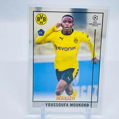Youssoufa Moukoko #80 Soccer Cards 2020 Topps Merlin Chrome UEFA Champions League Prices