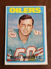Bobby Maples #52 Football Cards 1972 Topps Prices