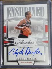 Clyde Drexler #11 Basketball Cards 2022 Panini Flawless Enshrined Signature Prices