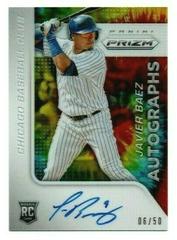 Javier Baez [Tie Dyed] Baseball Cards 2015 Panini Prizm Autograph Prizms Prices