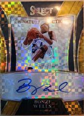 Bonzi Wells [Gold Prizm] #SS-BZW Basketball Cards 2021 Panini Select Signature Selections Prices