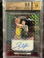 Donte DiVincenzo [Green] #MO-DV Basketball Cards 2018 Panini Prizm Mosaic Autographs Prices