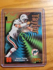 Jason Taylor [Super Rave] #51 Football Cards 1998 Skybox Thunder Prices