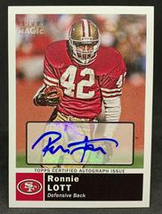 Ronnie Lott [Autograph] Football Cards 2010 Topps Magic Prices