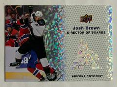 Josh Brown [Sparkle] Hockey Cards 2023 Upper Deck Director of Boards Prices