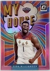 Zion Williamson [Pink] #10 Basketball Cards 2021 Panini Donruss Optic My House Prices