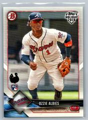Ozzie Albies [Turkey] #TH-OA Baseball Cards 2018 Topps Holiday Bowman Prices